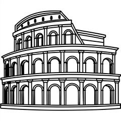 colosseum coloring pages