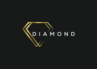 Minimal and professional Diamond logo design template