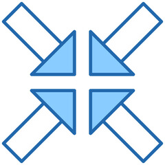 Vector Icon enlarge, minimize, arrow, sign