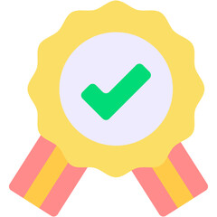 Vector Icon quality, medal, award, winner, certification