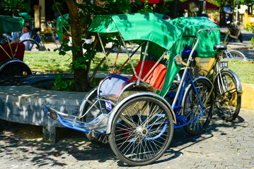 ランタンで有名なベトナムにあるホイアンの美しい街並み風景