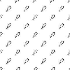 Fototapeta premium Seamless pattern with chicken legs. meat background. Doodle chicken legs icons. Seamless meat pattern