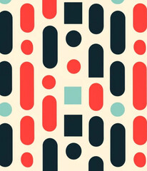 seamless pattern with makeup