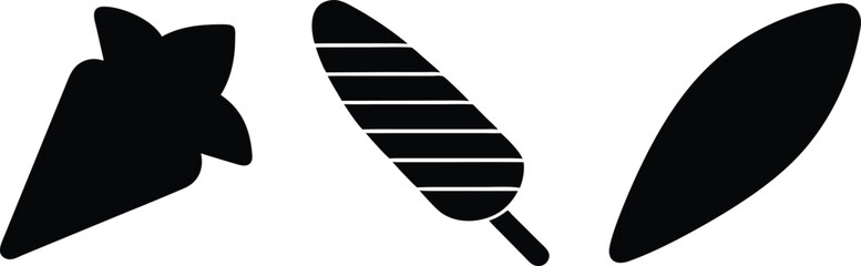 candy corn silhouette