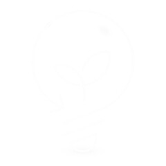 Environmental light bulb icon png clean technology symbol