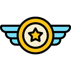 wing pilot icon  © RSetiawan_Creative