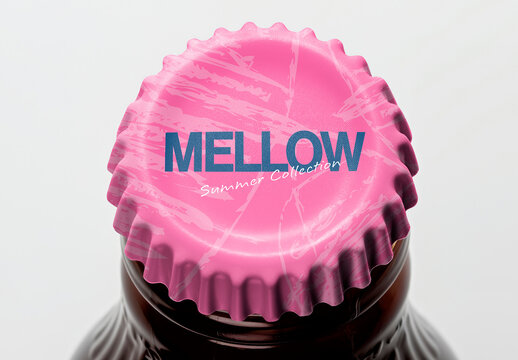 Bottle Cap Mockup With Generative AI