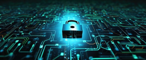 Highly detailed digitally generated background animation, perfectly usable for a wide range of topics related to network security