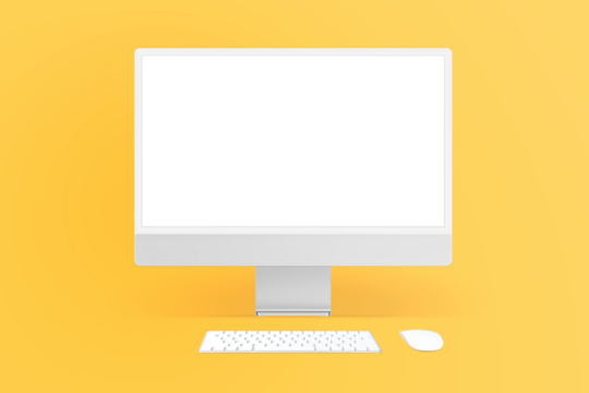 Computer screen mockup png