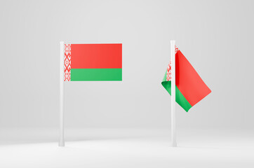 Flag Of Belarus 3d Illustration Stock Image 