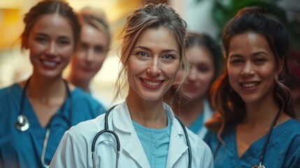 Nurses and doctors share a moment of gratitude. Emphasizing the importance of medical personnel