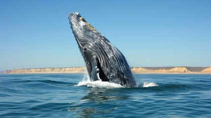 Gray Whales Migrate Along the Coast 