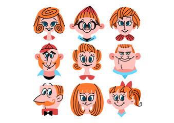 Head of person series 人物の頭シリーズ#1-1