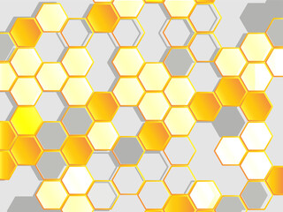 A honey-themed background