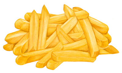 Homemade potato chips png sticker, realistic food illustration, transparent background