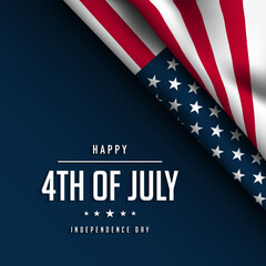 4th of July Background Design.