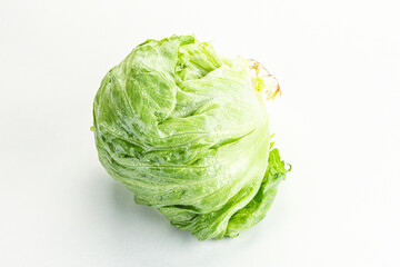 Natural organic iceberg salad cabbage