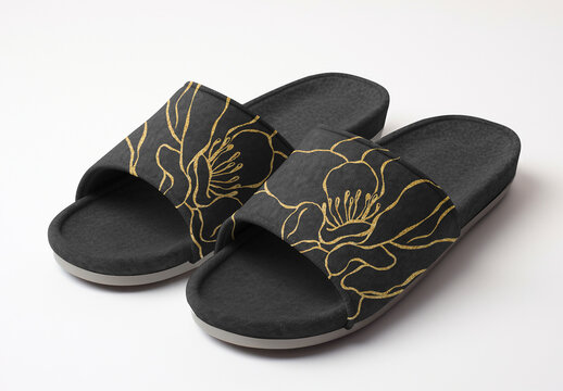 Sandals Mockup With Generative AI