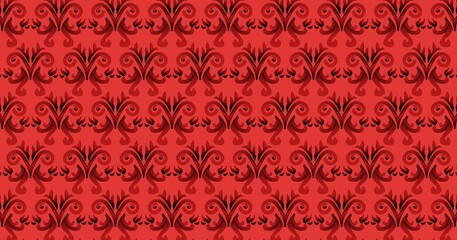 red pattern