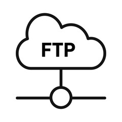 Encrypted FTP Icon for Secure File Sharing