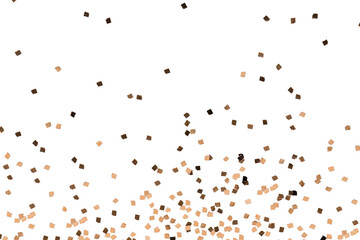 Rose gold glitter png overlay effect, transparent background