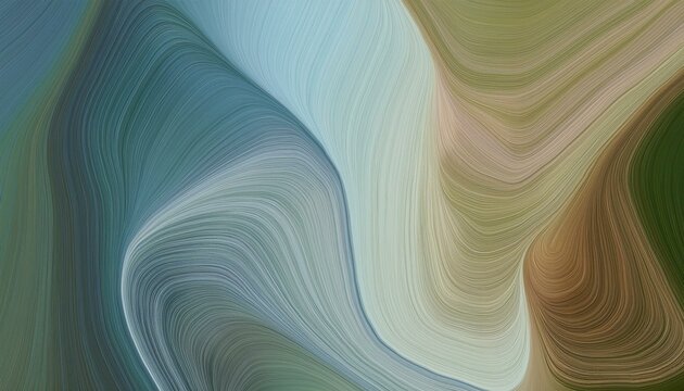 unobtrusive colorful modern curvy waves background illustration with dark slate gray, ash gray and dark gray color