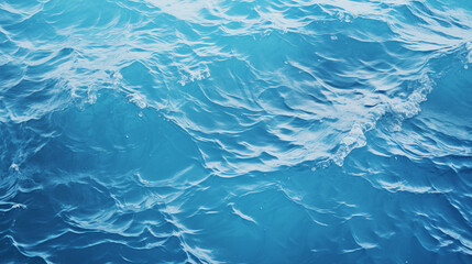 A large body of water with waves crashing against the shore