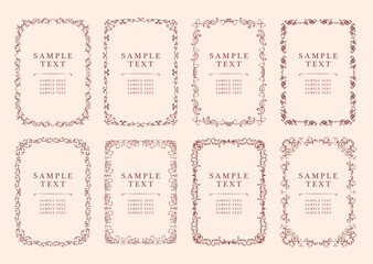 アンティーク　ビンテージ　フレーム飾り枠
