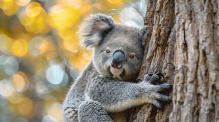 Fototapeta premium Koalas in Their Natural Habitat 
