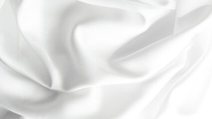 white silk fabric background curly lines