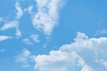 blue sky with clouds