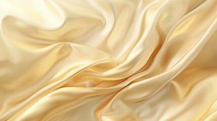 Obraz premium golden glowing waves and curves, abstract shapes and texture as background, modern art wallpaper 