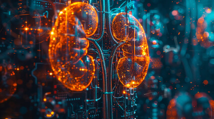 High-Quality 3D Model of Kidneys