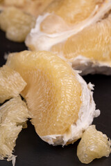ripe and juicy pomelo without peel