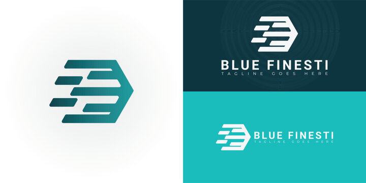 Abstract initial letters BF or FB logo in green color isolated on multiple background colors. The logo is suitable for programming services logo vector design illustration inspiration templates.