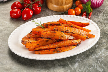 Baked batat with with spices