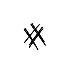 hand drawn hastag