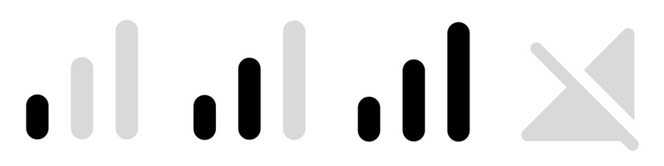 Wireless icon png element set on transparent background