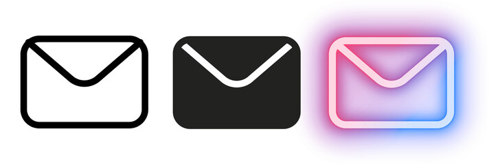 Vector of mail icons set