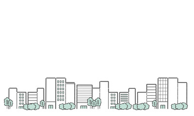 街並みのイラスト