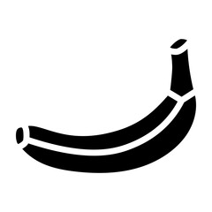 Banana Vector Glyph Icon Design