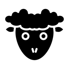 Lamb Vector Glyph Icon Design