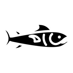 Tuna Vector Glyph Icon Design