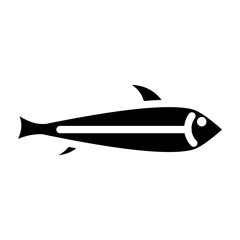 Salmon Vector Glyph Icon Design