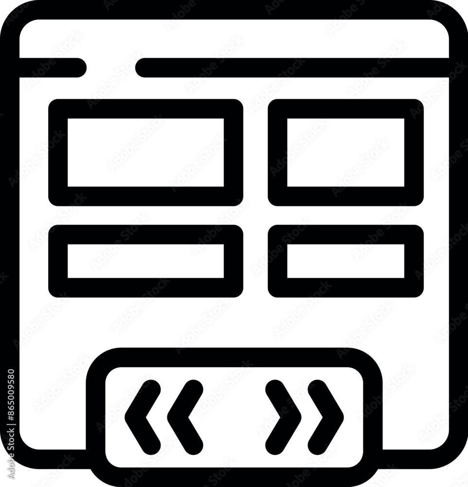 Poster website wireframe is displayed, showcasing the layout of a content management system - cms - for org