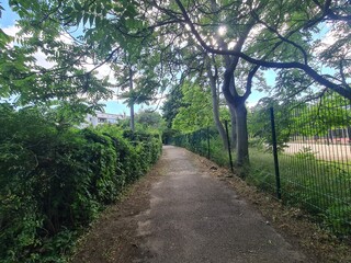 nature path in Berlin Treptow/K&ouml;penick