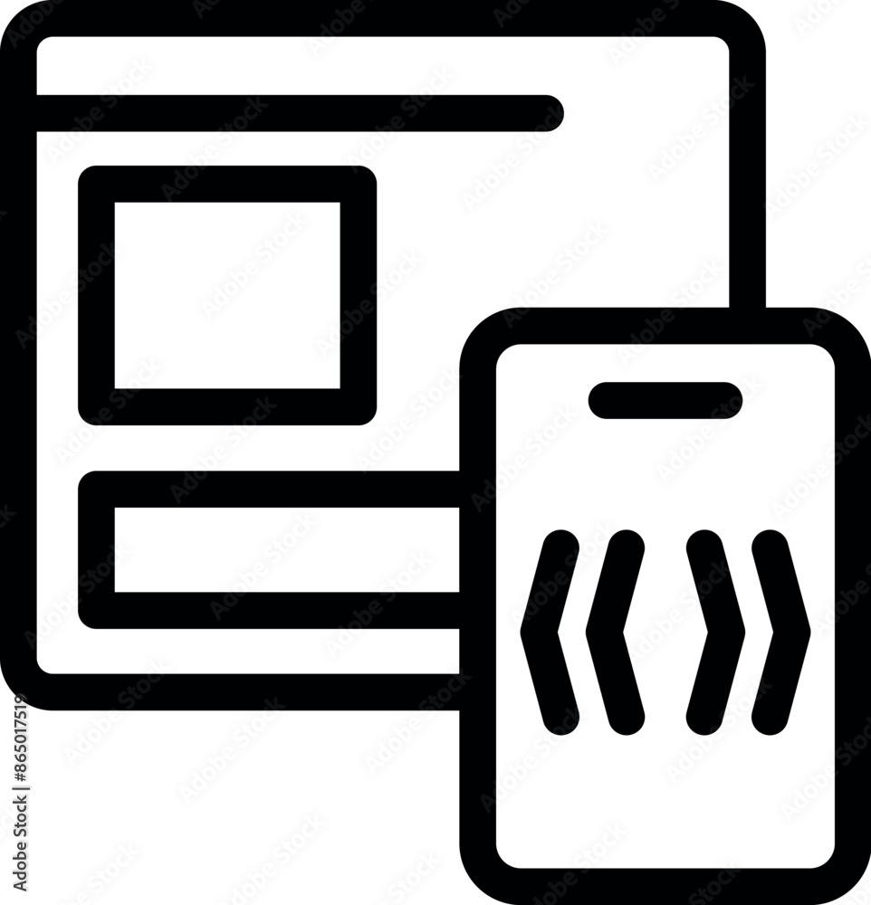 Poster website content synchronizing with a mobile phone, data transfering from computer to smartphone