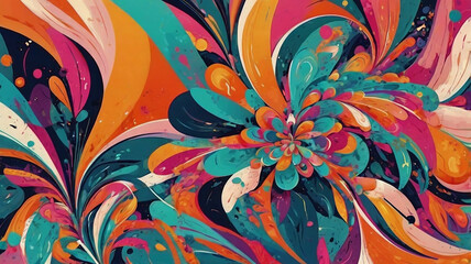 Fototapeta premium abstract image illustration for wallpaper