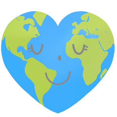 heart shaped earth