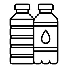 Water bottles Icon